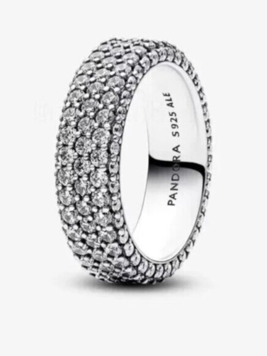 Pandora Jewelry - 💞💞💖 Pandora Timeless Pav?? Triple-row Ring